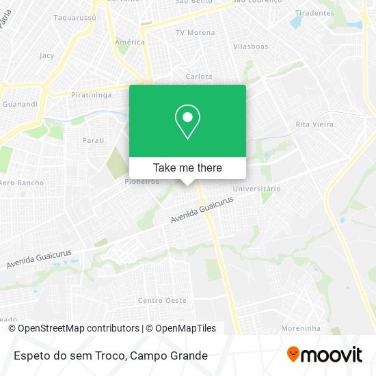 Mapa Espeto do sem Troco