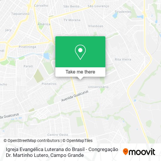 Igreja Evangélica Luterana do Brasil - Congregação Dr. Martinho Lutero map