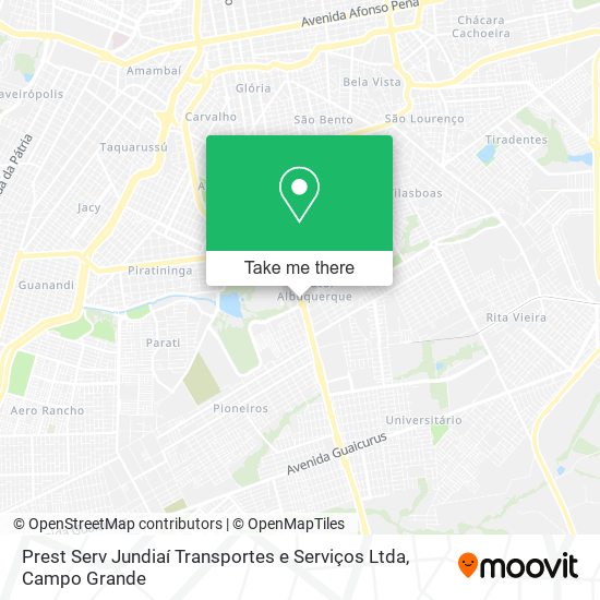 Prest Serv Jundiaí Transportes e Serviços Ltda map