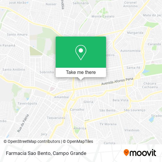 Farmacia Sao Bento map