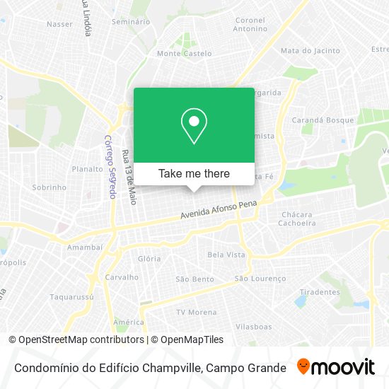 Condomínio do Edifício Champville map