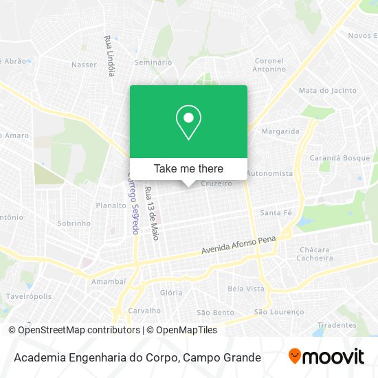 Academia Engenharia do Corpo map