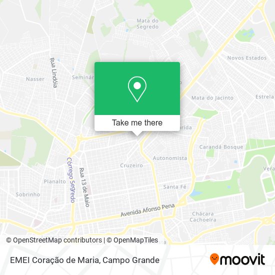 EMEI Coração de Maria map