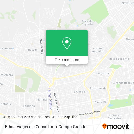 Ethos Viagens e Consultoria map