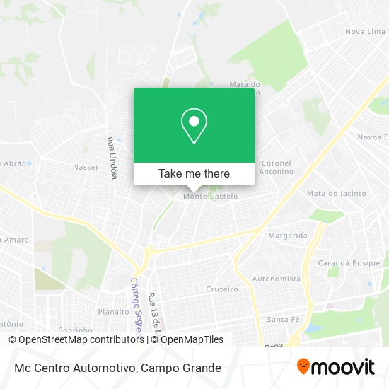 Mc Centro Automotivo map