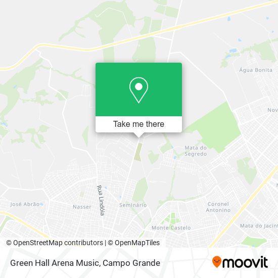 Mapa Green Hall Arena Music
