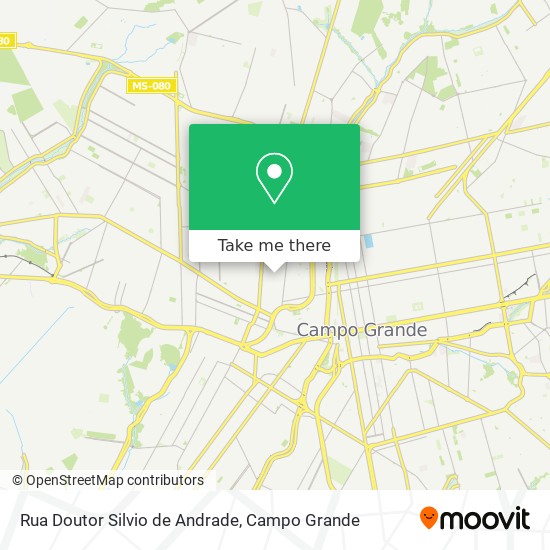 Mapa Rua Doutor Silvio de Andrade