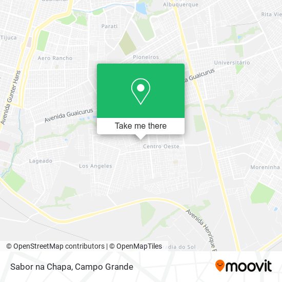 Mapa Sabor na Chapa