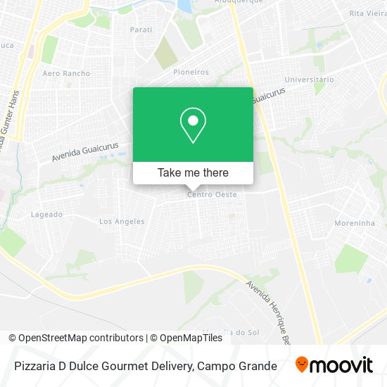 Mapa Pizzaria D Dulce Gourmet Delivery