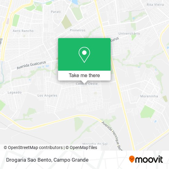 Drogaria Sao Bento map