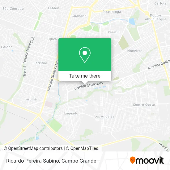 Ricardo Pereira Sabino map