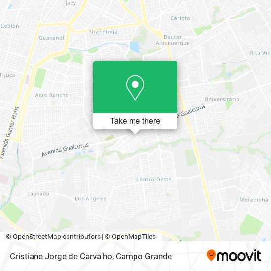 Cristiane Jorge de Carvalho map