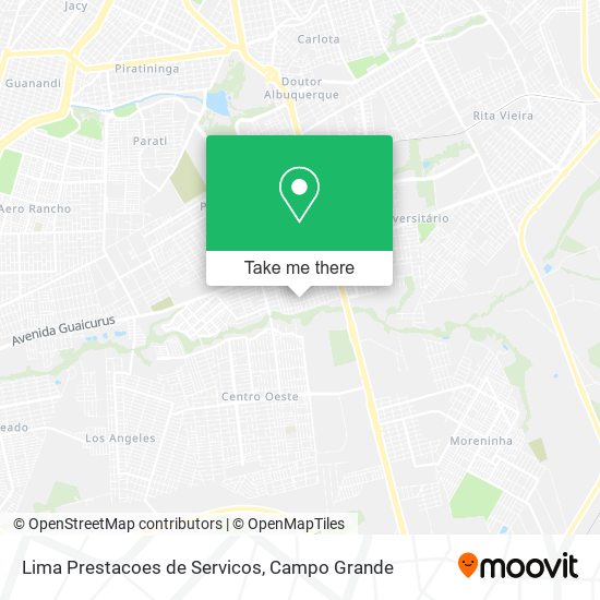 Lima Prestacoes de Servicos map