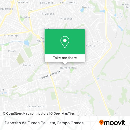 Deposito de Fumos Paulista map