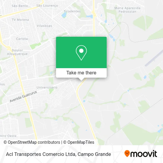 Acl Transportes Comercio Ltda map