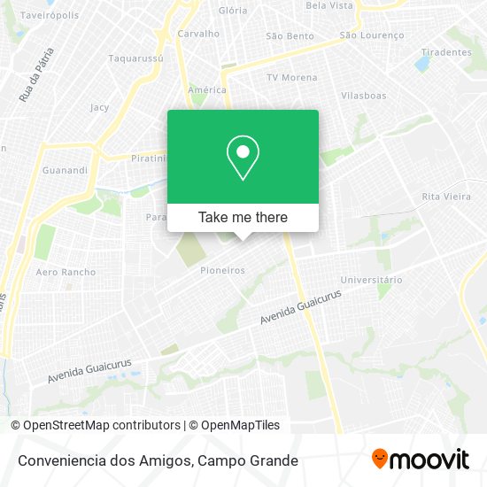 Conveniencia dos Amigos map