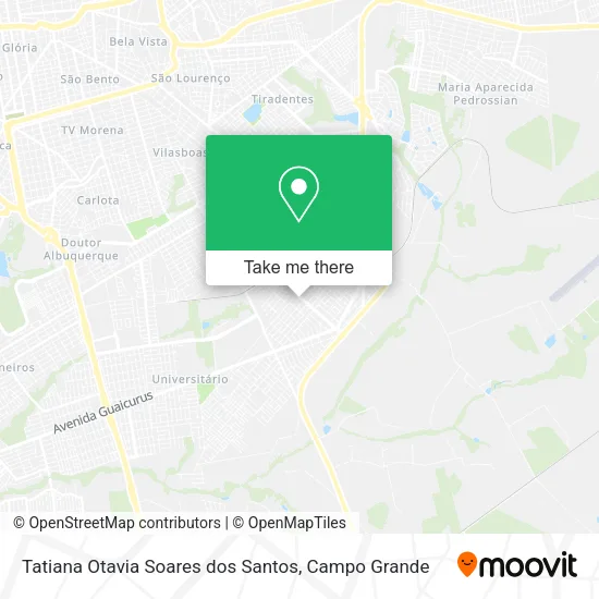 Tatiana Otavia Soares dos Santos map