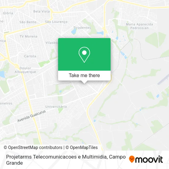 Projetarms Telecomunicacoes e Multimidia map