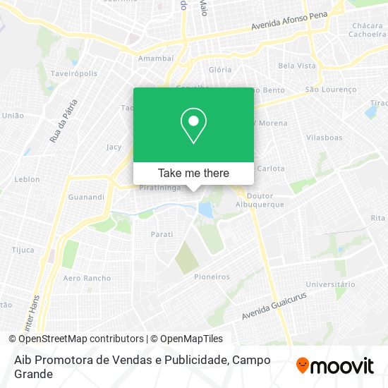 Aib Promotora de Vendas e Publicidade map