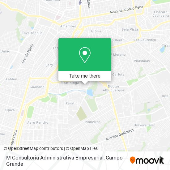 M Consultoria Administrativa Empresarial map