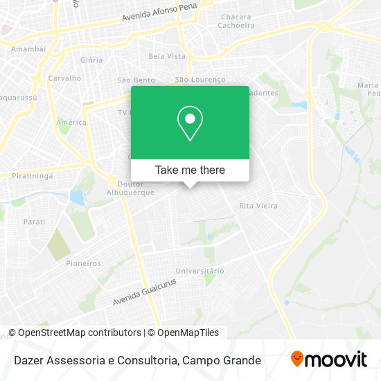 Mapa Dazer Assessoria e Consultoria