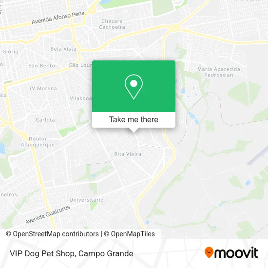VIP Dog Pet Shop map