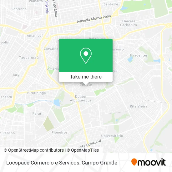 Locspace Comercio e Servicos map