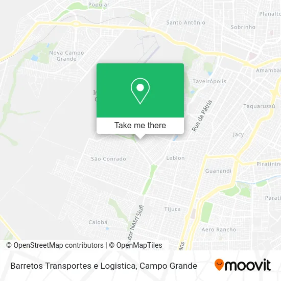 Barretos Transportes e Logistica map