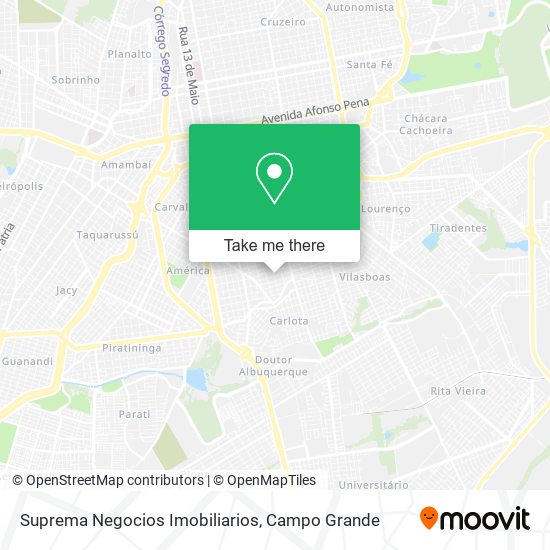 Suprema Negocios Imobiliarios map