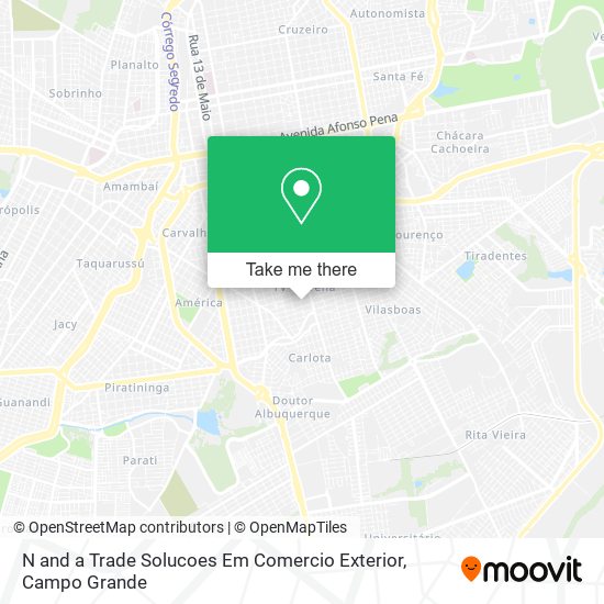 N and a Trade Solucoes Em Comercio Exterior map