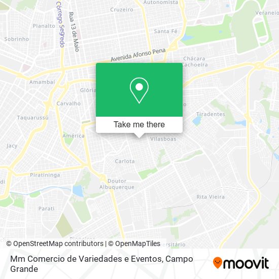 Mapa Mm Comercio de Variedades e Eventos