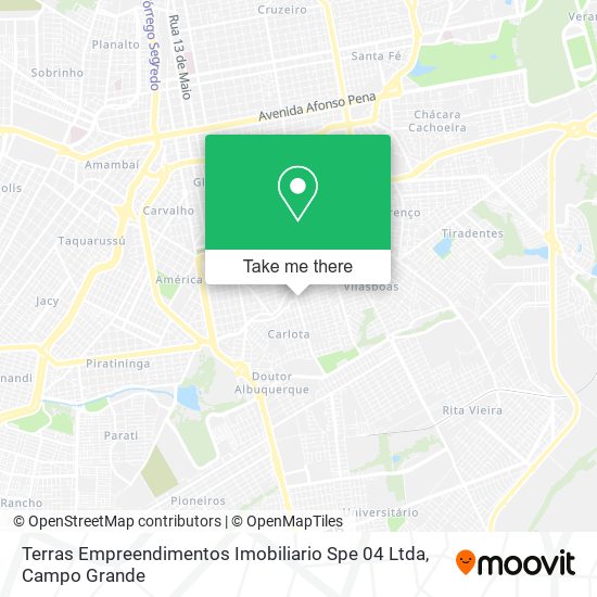 Terras Empreendimentos Imobiliario Spe 04 Ltda map