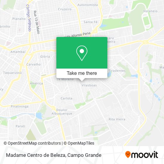 Madame Centro de Beleza map