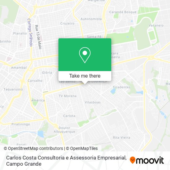 Carlos Costa Consultoria e Assessoria Empresarial map