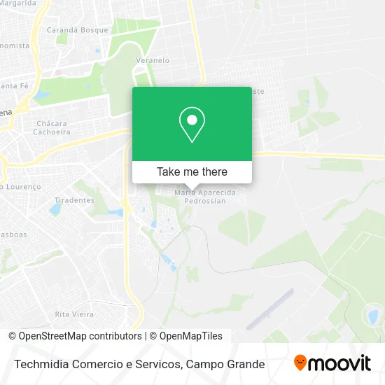 Techmidia Comercio e Servicos map