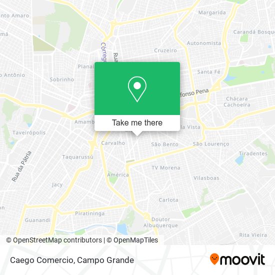 Caego Comercio map