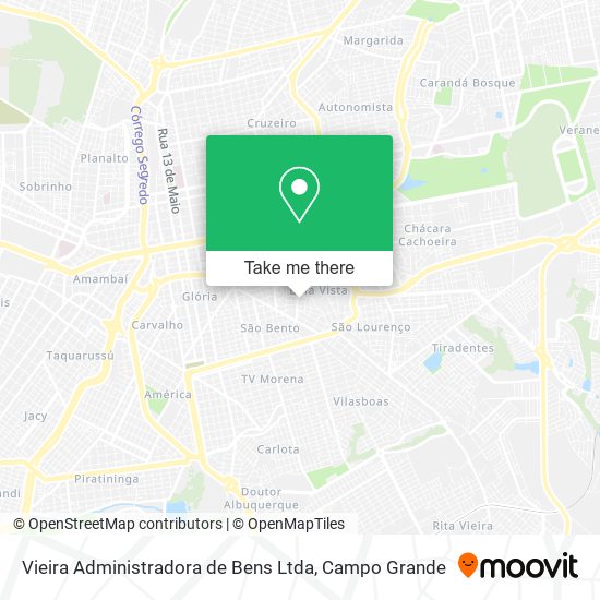 Vieira Administradora de Bens Ltda map