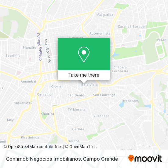 Confimob Negocios Imobiliarios map