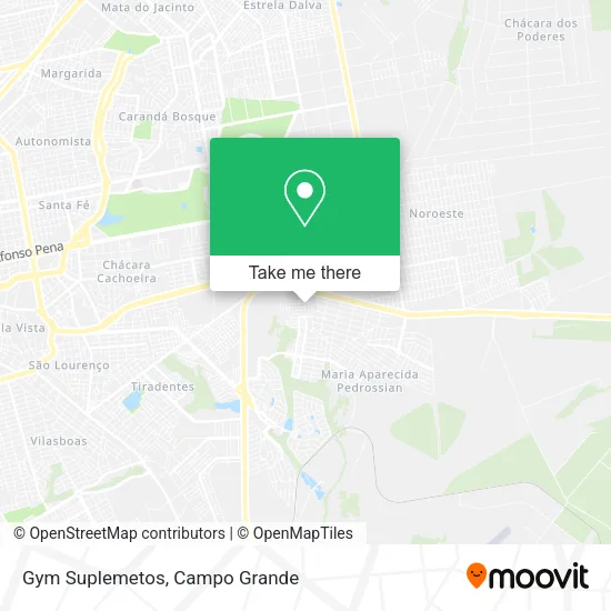 Gym Suplemetos map