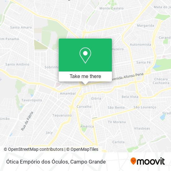 Ótica Empório dos Óculos map