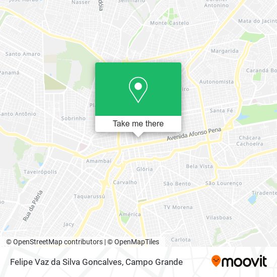 Felipe Vaz da Silva Goncalves map