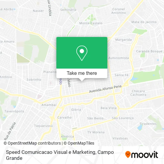 Speed Comunicacao Visual e Marketing map