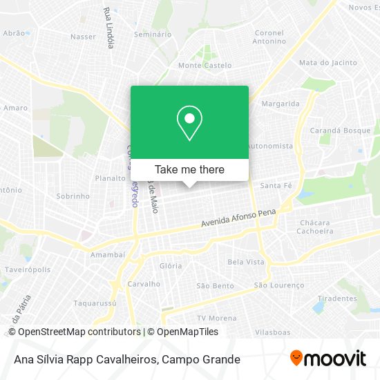 Ana Sílvia Rapp Cavalheiros map