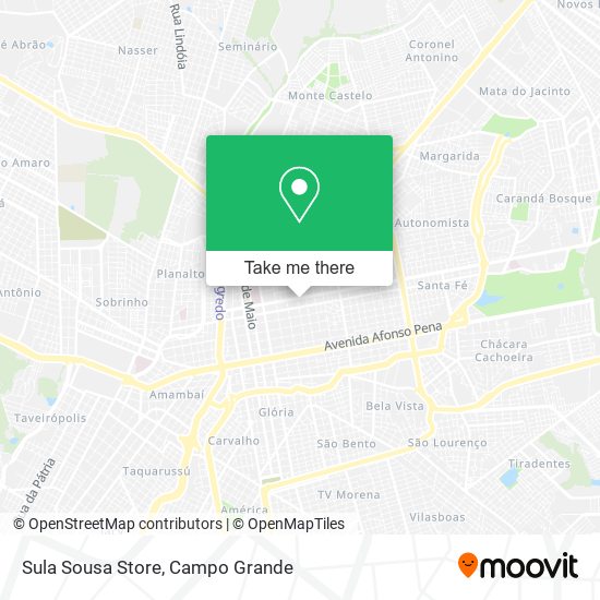 Sula Sousa Store map