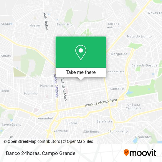 Banco 24horas map