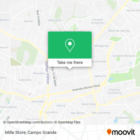 Mille Store map