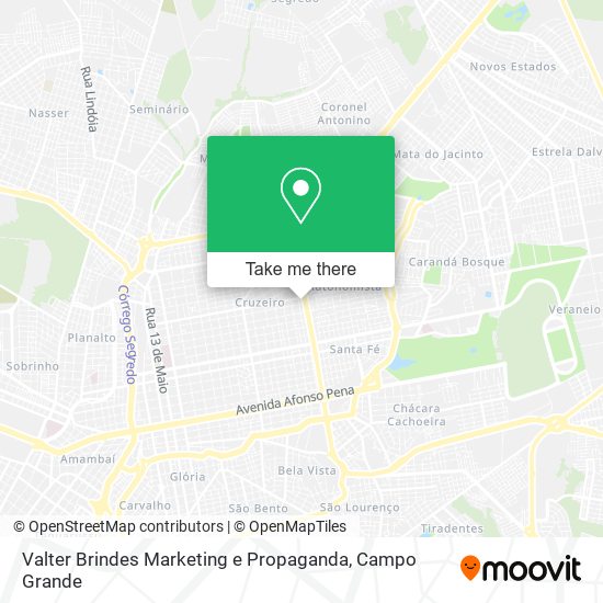 Valter Brindes Marketing e Propaganda map