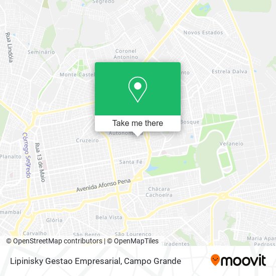 Lipinisky Gestao Empresarial map