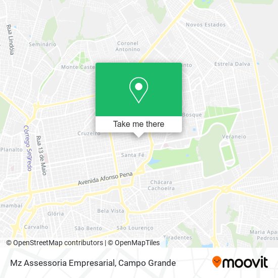 Mapa Mz Assessoria Empresarial