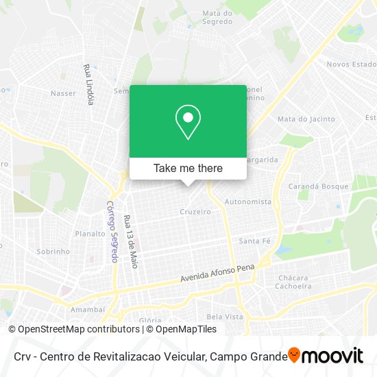 Mapa Crv - Centro de Revitalizacao Veicular